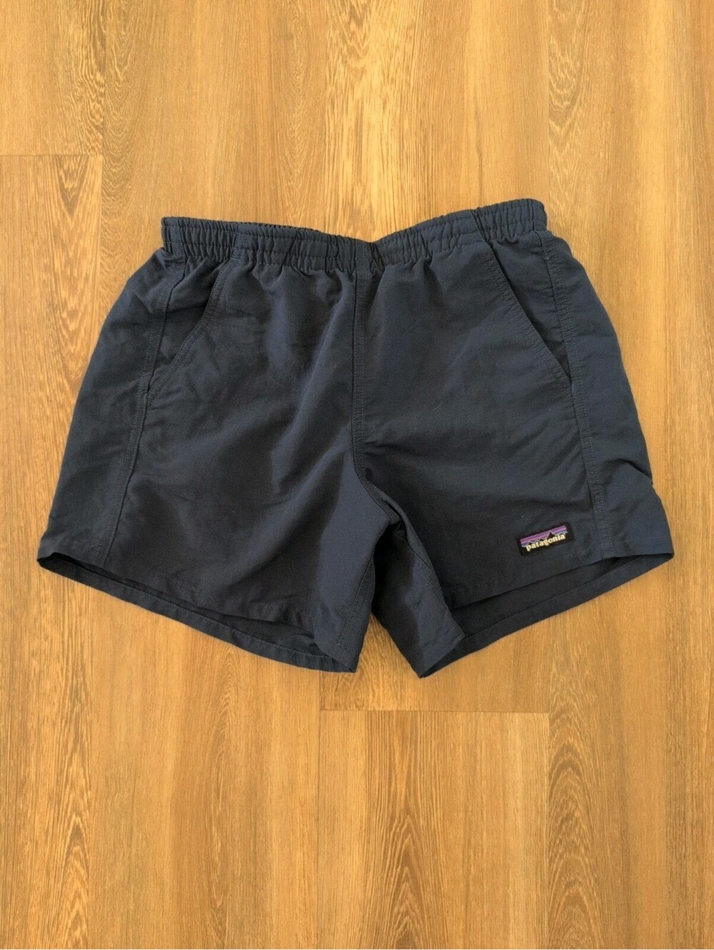 Patagonia Baggies 5" Shorts Womens XS Blue Running Hiking Performance Gorp Core